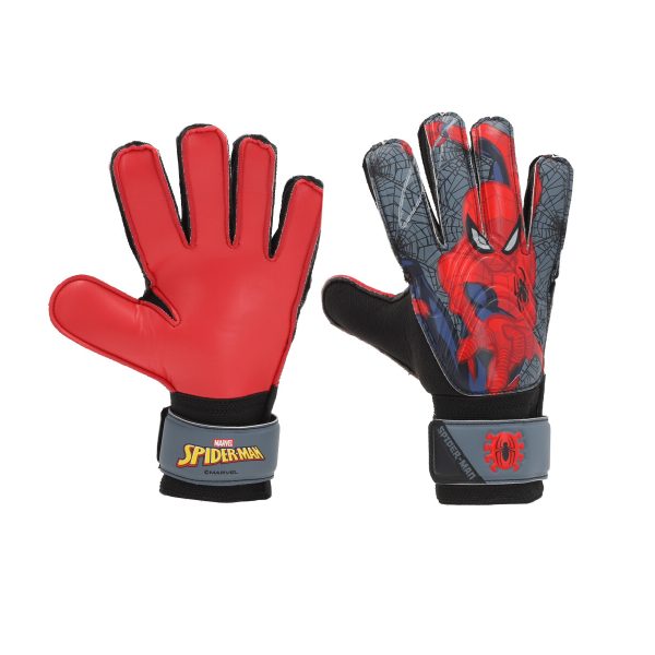 GUANTES ARQUERO SPIDERMAN ROJO-GRIS