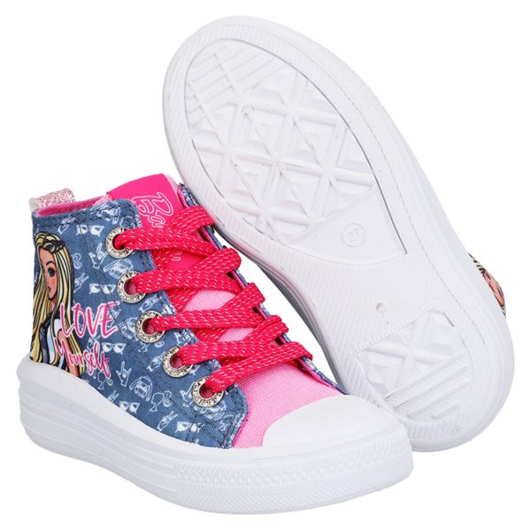 Zapatilla Barbie Lona Caña Alta - Imagen 4