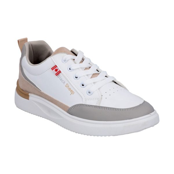 Zapatilla Black Sheep White Suede - Imagen 2