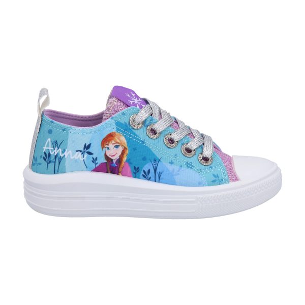 Zapatilla Frozen Lona con Plataforma Anna