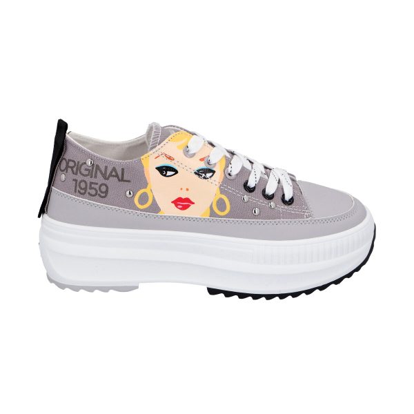 Zapatilla Barbie Lona con Plataforma - Imagen 2