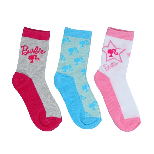 Tripack Calcetines Barbie N°26-33