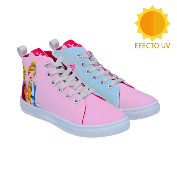 Zapatilla Princesa Disney Caña Alta Efecto UV - Imagen 4