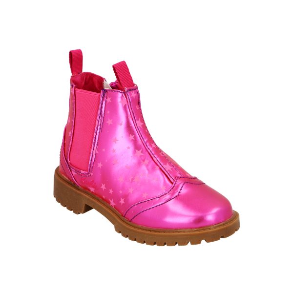 Botín Barbie Metalizado Estrellas