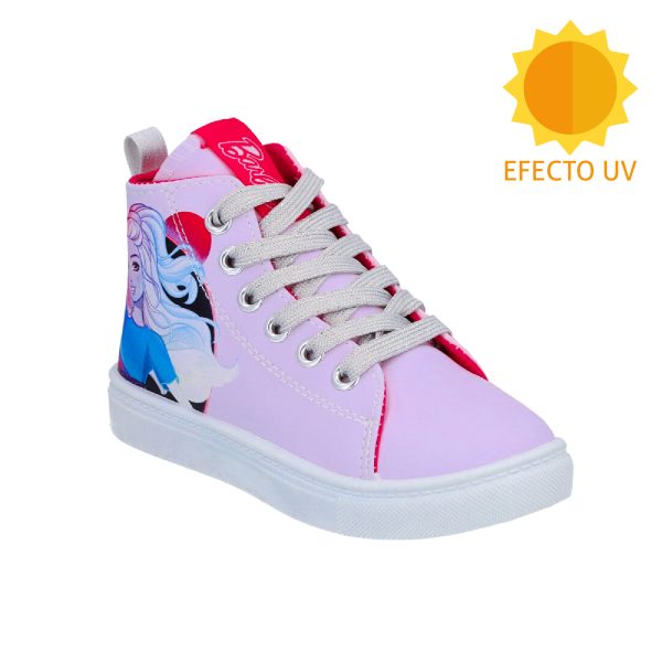 Zapatilla Barbie Caña Alta Efecto UV - Imagen 4