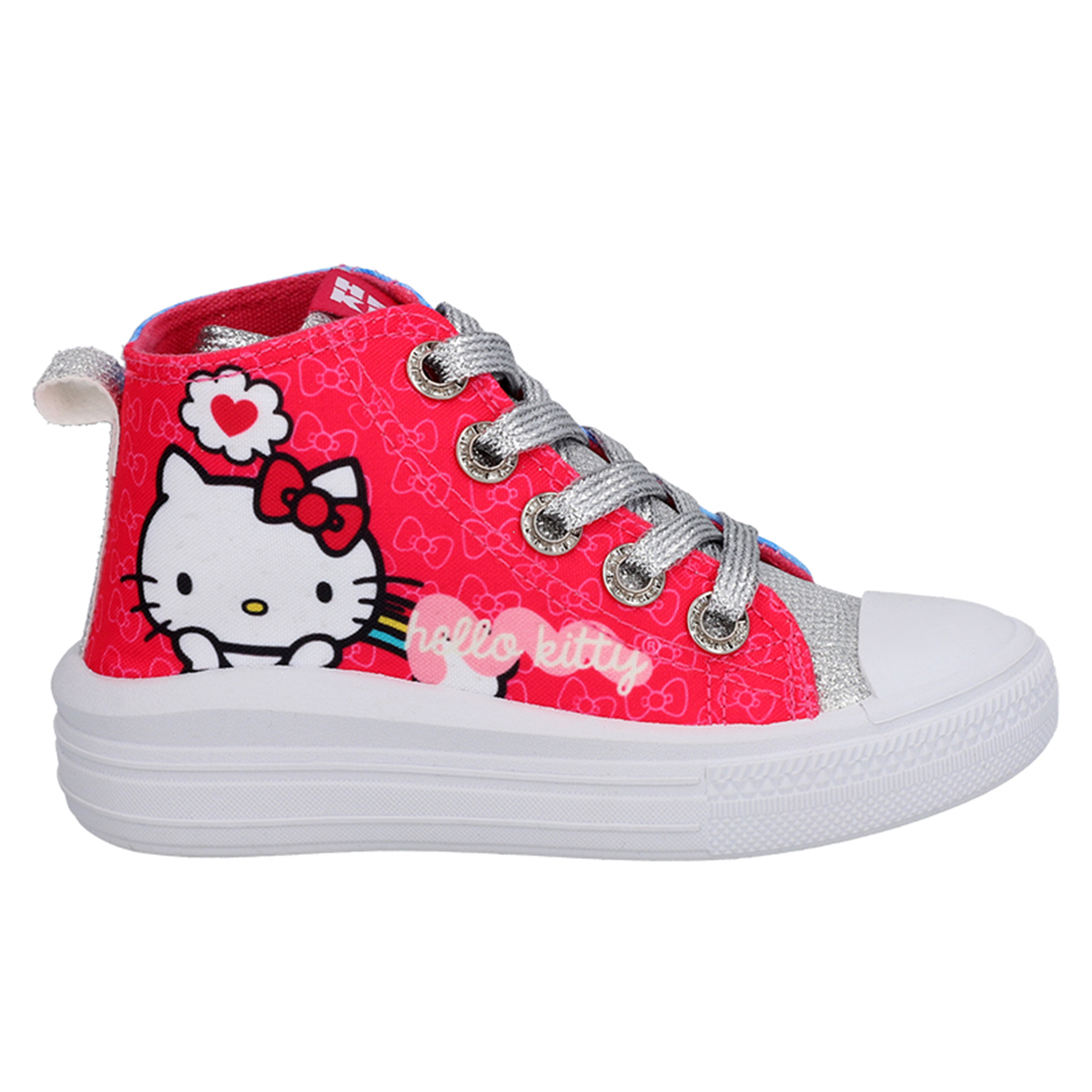 Zapatilla Hello Kitty Caña Alta Bicolor