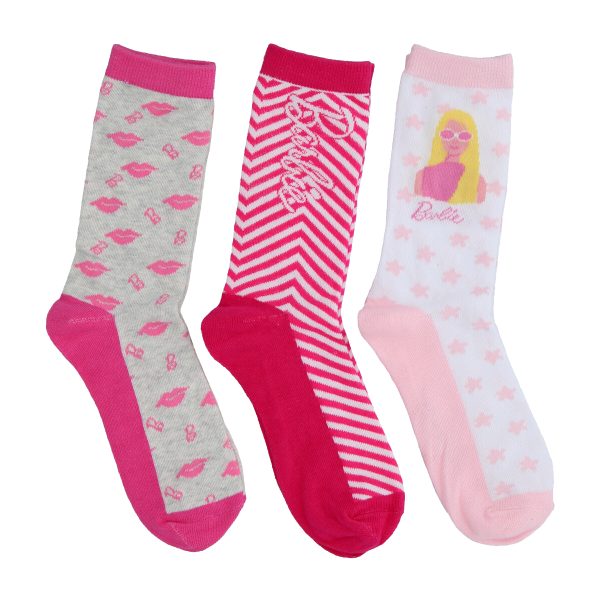 Tripack Calcetines Barbie N°35-40