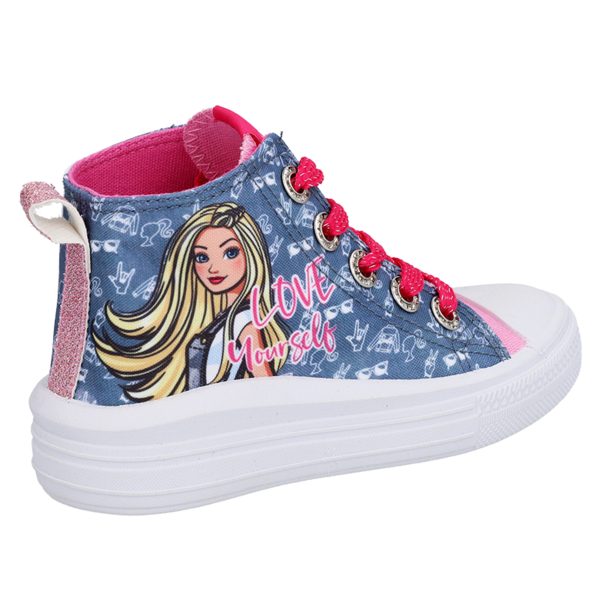 Zapatilla Barbie Lona Caña Alta - Imagen 2