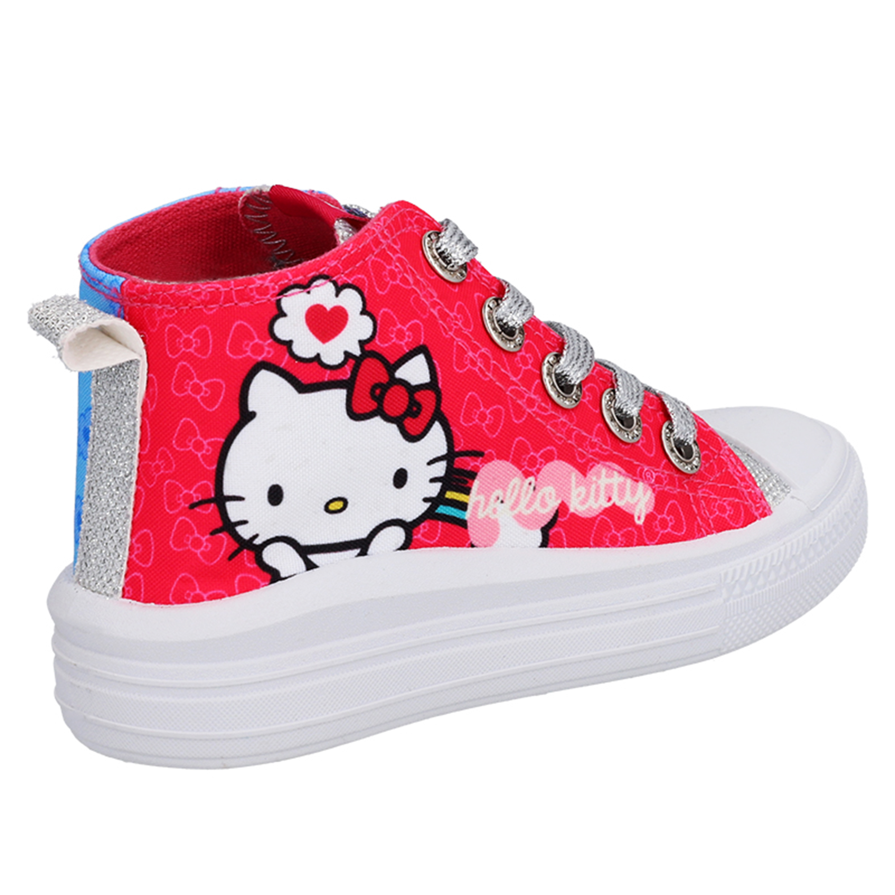 Zapatilla Hello Kitty Caña Alta Bicolor - Imagen 3