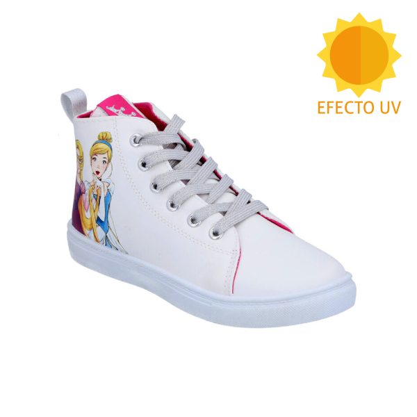 Zapatilla Princesa Disney Caña Alta Efecto UV - Imagen 2