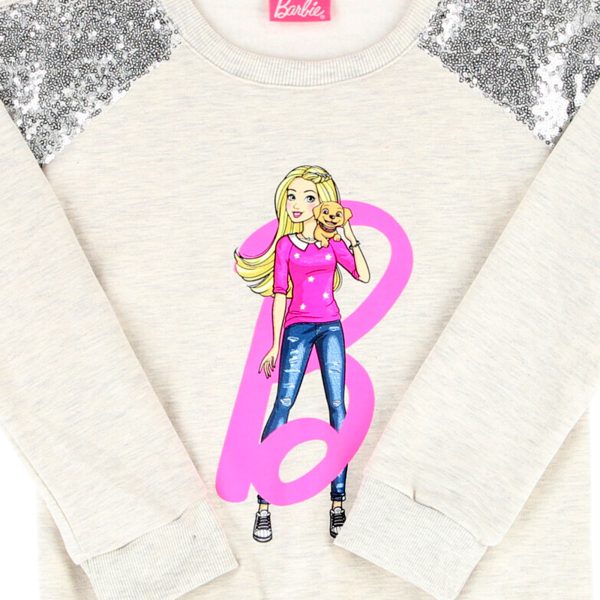 Polerón Infantil Barbie Lentejuelas
