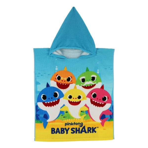 Toalla de Playa con Capucha Baby Shark