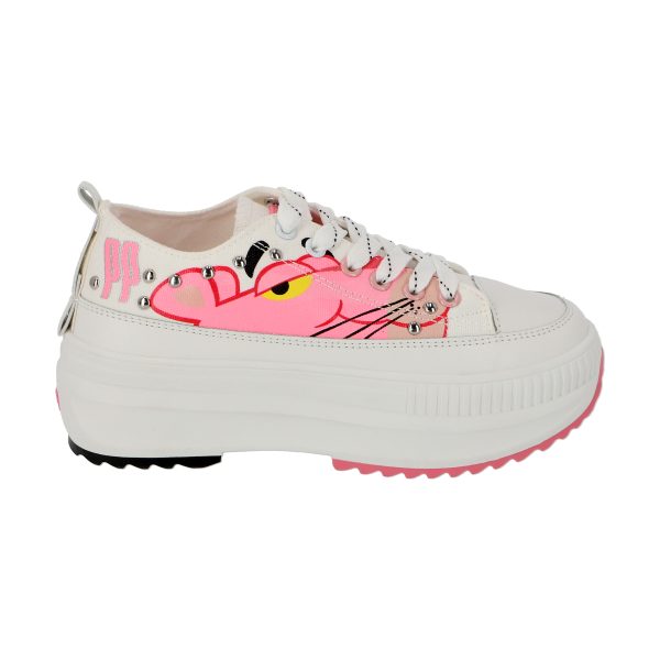 Zapatilla Pink Panther Lona con Plataforma