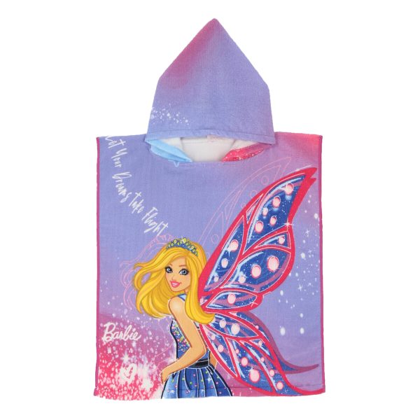 Toalla de Playa con Capucha Barbie