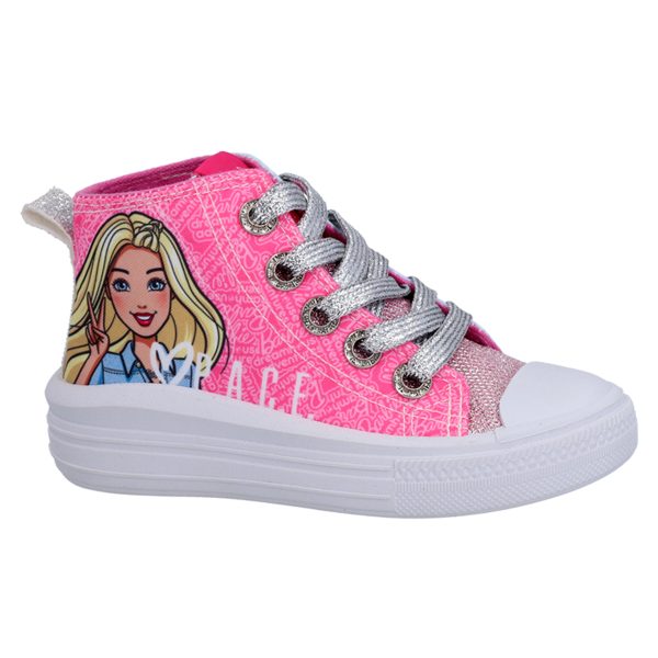 Zapatilla Barbie Lona Caña Alta Bicolor