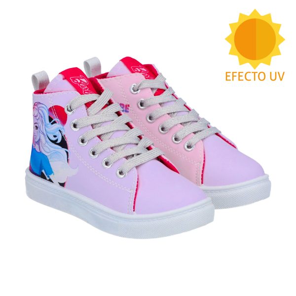 Zapatilla Barbie Caña Alta Efecto UV - Imagen 3