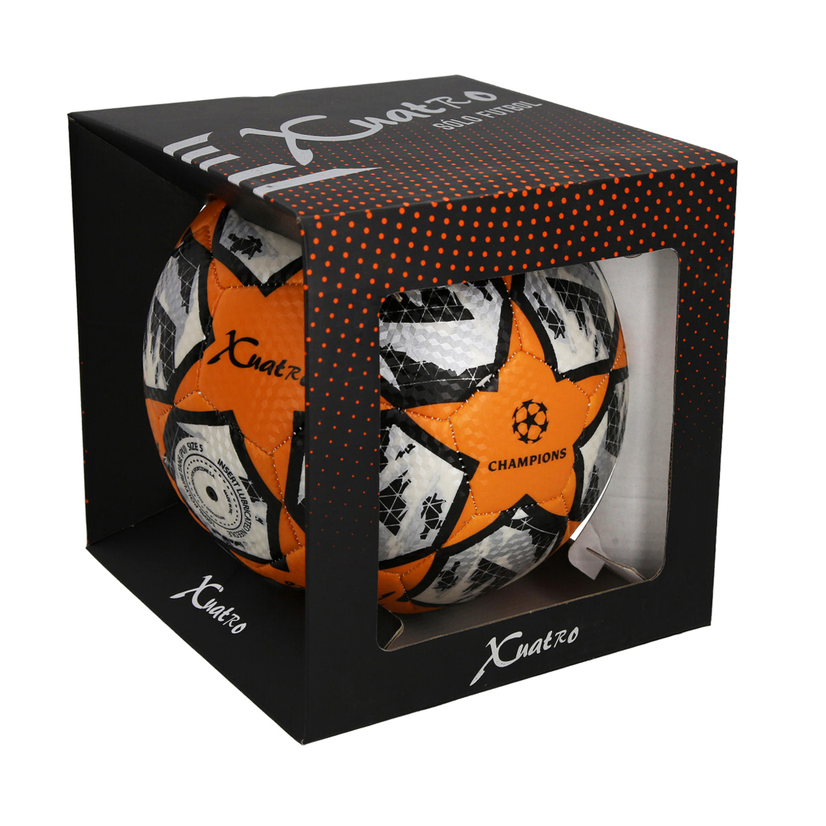 Balón de Fútbol Xuatro N°5 Naranja - Imagen 2