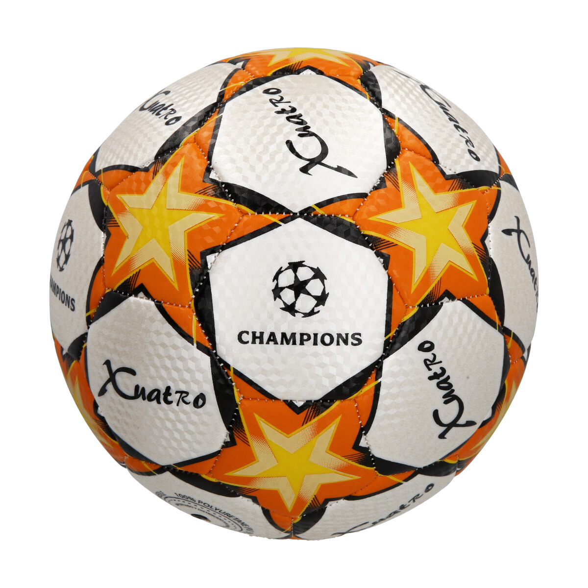 Balón de Fútbol Xuatro N°5 Naranja/Blanco